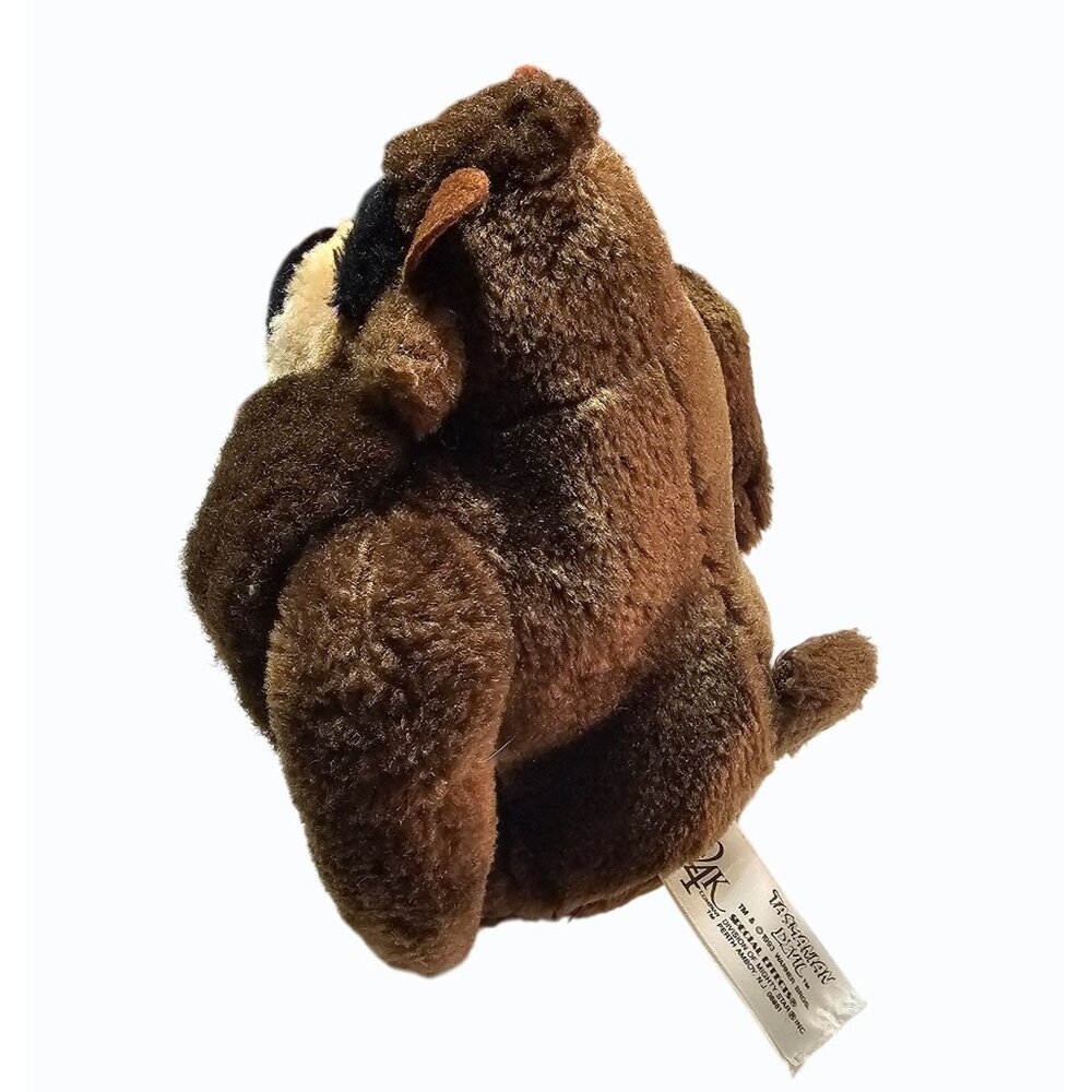 Vintage Tasmanian Devil Plush 1993 Warner Bros 24 K Company "Taz" 7 Inch - Picture 4 of 13